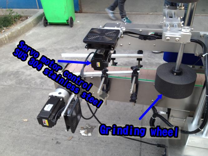 Botila txiki horizontalak etiketatzeko makina / etiketa automatikoa aplikatzeko makina