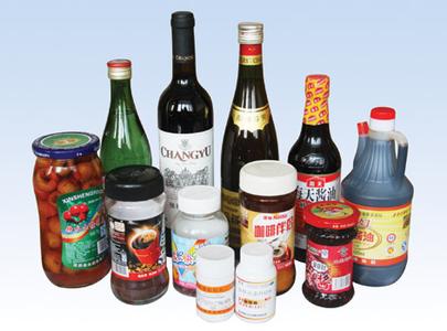 Etiketa automatikoa aplikatzeko makina pertsonalizatua, detergente botila bertikal biribiletarako