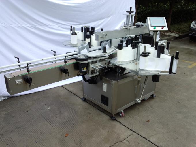 Etiketa automatikoa 110V / 220V markatzeko makina betetzea PLC kontrol sistemarekin