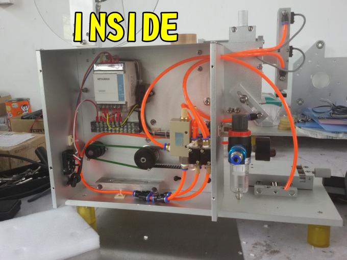 SUS304 Altzairu Herdoilgaitzezko Ekonomia Alde Bikoitzeko Eranskailuen Etiketa Makina Botilak Etiketatzeko