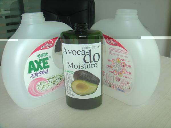 WT-650GS Albo bikoitzeko eranskailuak etiketatzeko makina Xanpu botila obaloarentzat