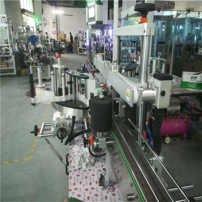 Botila Karratuen Etiketatzeko Makina, ontzi hexagonal eta karratuetarako auto itsasteko makina