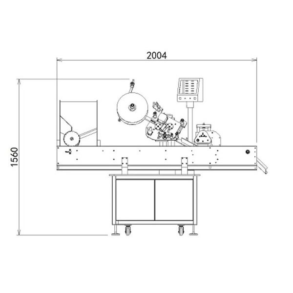 Botila txikietarako Abiadura Handiko Flasoa Etiketatzeko Makina Automatikoa