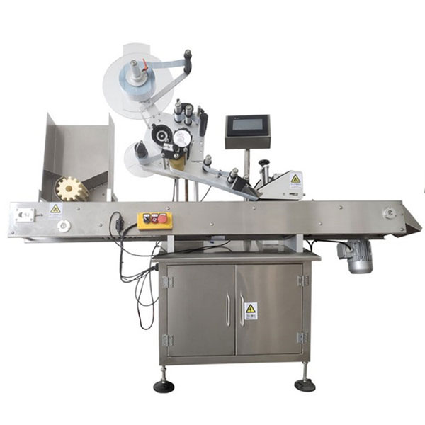 Abiadura Handiko Servo Etiketatze Motorreko Gidariaren Flasoa Etiketatzeko Makina