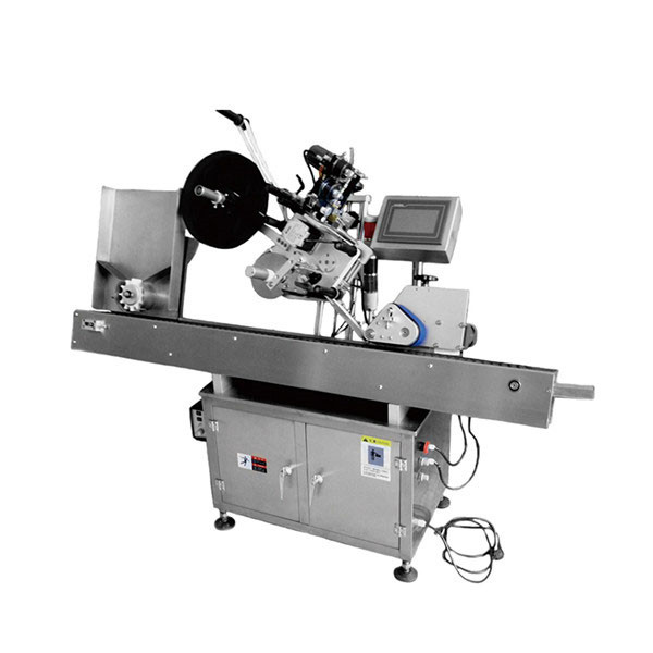 Abiadura Handiko Sus304 autoadhesiboaren eranskailua botila borobileko flaskoa etiketatzeko makina