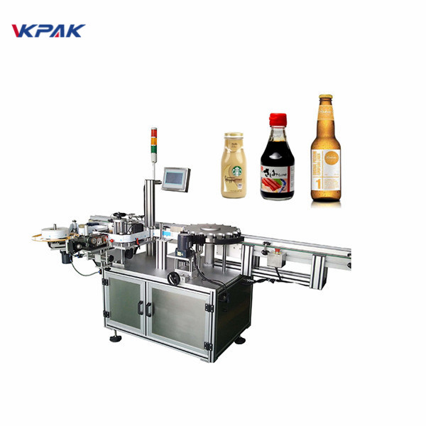 Botila biribilentzako biribildutako etiketatze sistema