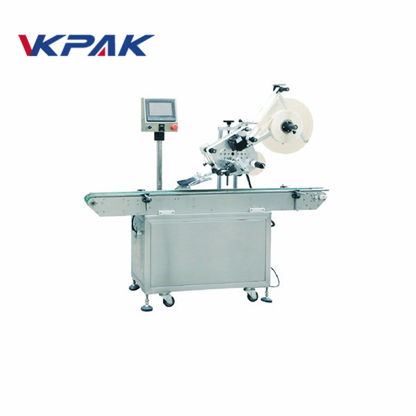 Autoadhesiboen Etiketatzeko Makina Izotz Brick Goiko Aldean