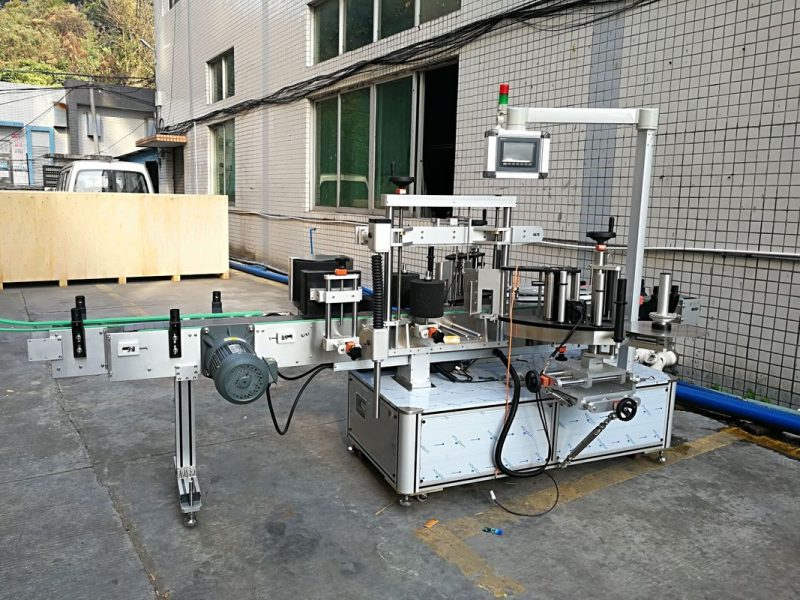 Txinako aurreko eta atzeko etiketa eranskailuen makina botila obalatu eta laukizuzen hornitzaileentzako