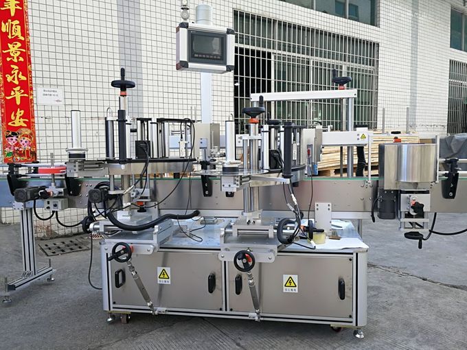 Bi aldeetako aurrealdeko eta atzealdeko auto itsasgarriak etiketatzeko makina ukipen-pantailarekin guztiz automatikoa